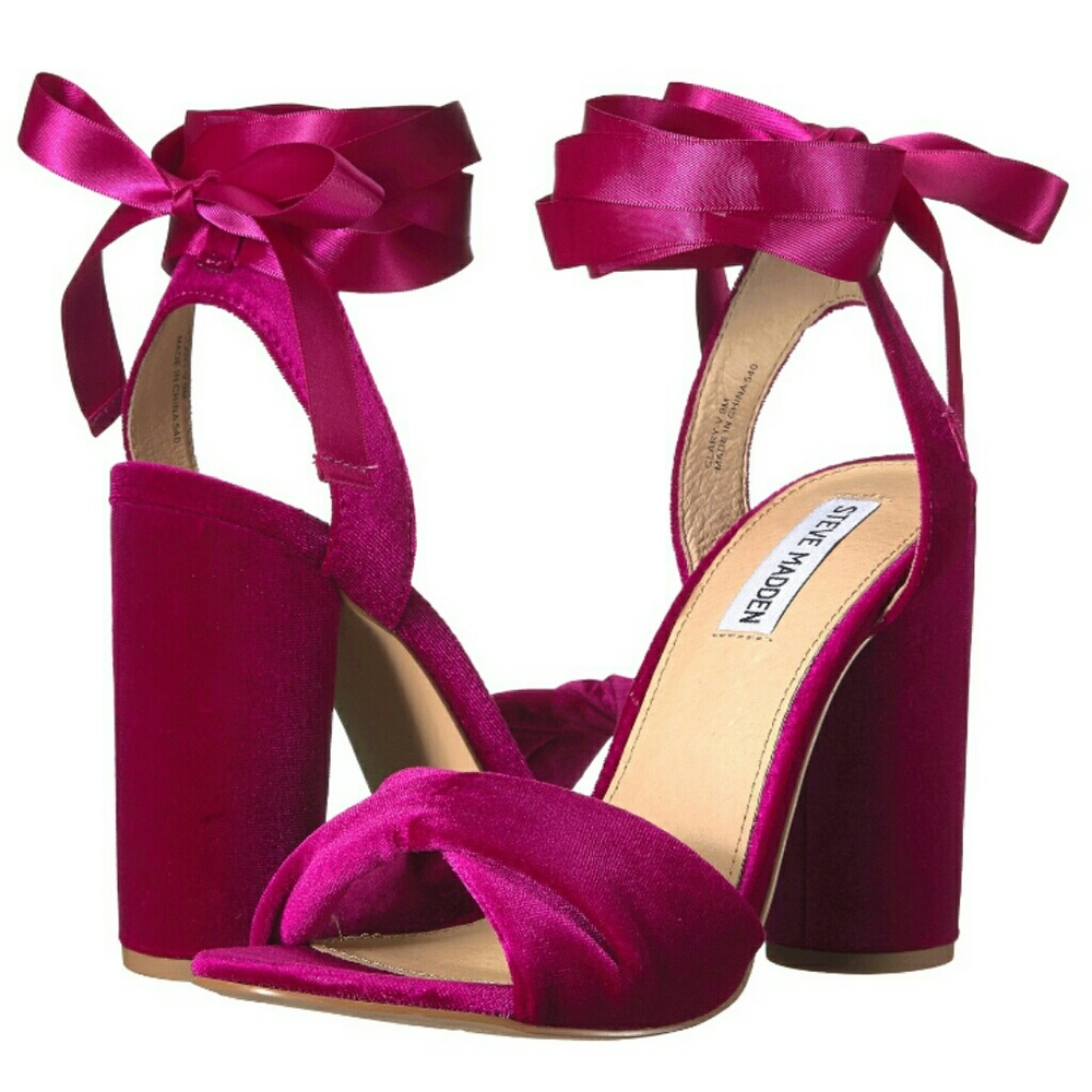 Steve Madden Velvet Women's Open Toe Sandals s6